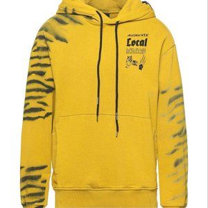 Mauna Kea - Sweatshirt/pants 2 pieces set in Yellow x Tiger dye